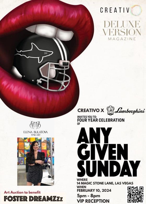 A Night of Art and Glamour: Recap of the Pre-Super Bowl Bash at 14 Magic Stone Lane, Las  Vegas